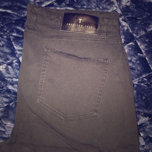 American Tall - Men’s Black Chinos (36x36)
